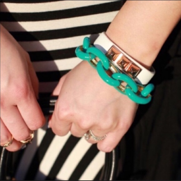 NWOT 3 Enamel Link Bracelets - Picture 6 of 8